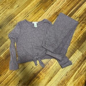 Love Squared Purple Knit Ensemble